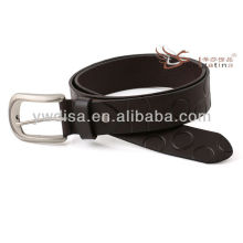 Dark Brown Wide Belts pour Femmes 2015 O Ring Embossing Wide Belts BC4540G-1